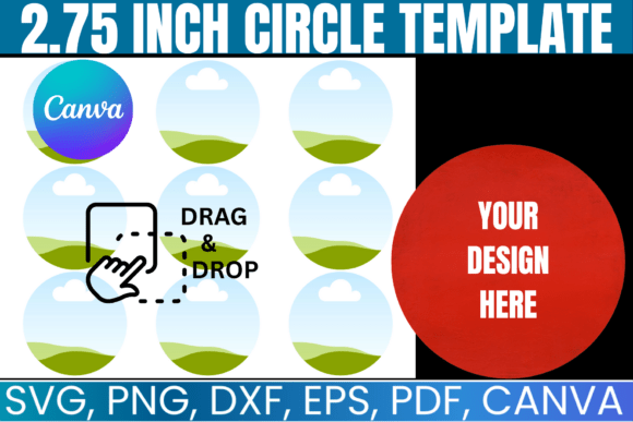 2.75 Inch Circle Canva Template: Your Design Shortcut