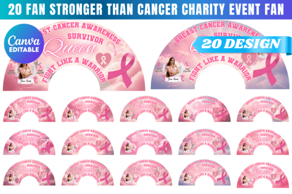 20 Fan Stronger Than Cancer: Bold Charity Clack Fans