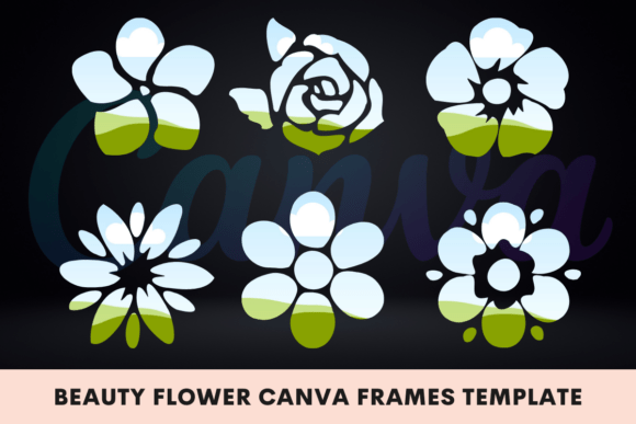 Beauty Flower Canva Frame: Floral Design Made Easy