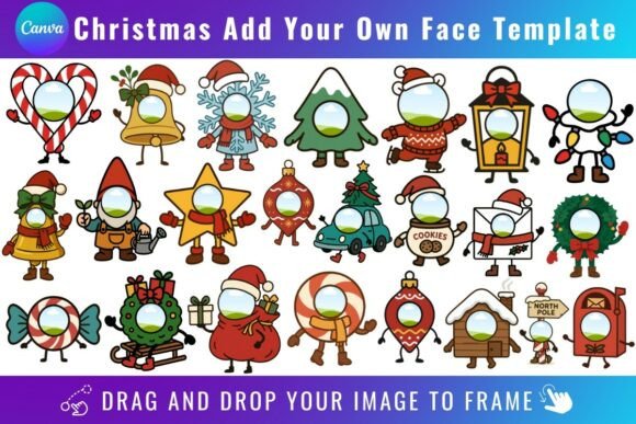 Christmas Add Your Own Face Canva Frame: A Festive Design Shortcut
