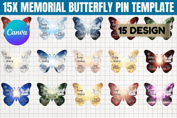 Creating Meaningful Keepsakes with a Memorial Butterfly Pin Template