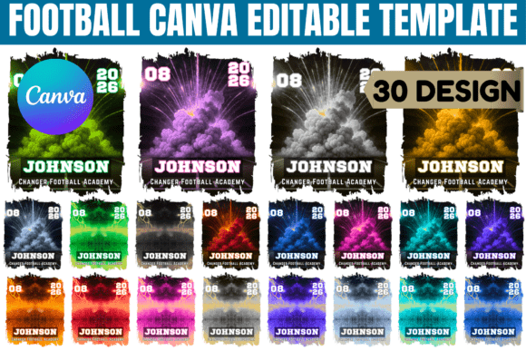 Game-Day Graphics Made Easy with Football Canva Templates