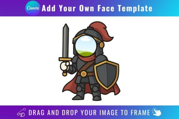 Knight Add Your Own Face Template: A Dynamic Design Solution