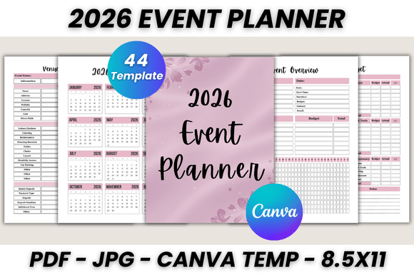 Master Your 2026 Event Planning with This Essential Canva Template