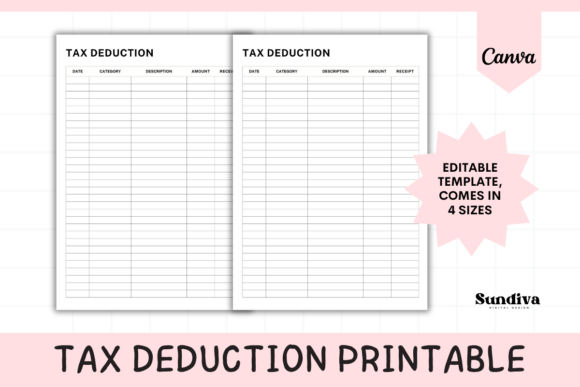 Simplify Your Tax Season with This Canva Tracker