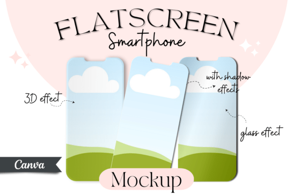 Smartphone Flat Screen Mockup Template: Elevate Your Digital Presence