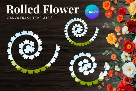 Stunning Visuals with Rolled Paper Flower Canva Frame_8