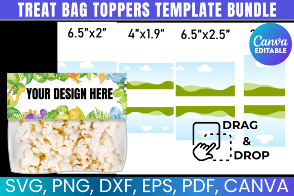 Treat Bag Toppers Template Bundle: Elevate Your Packaging