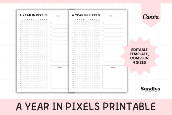 Visualize Your Year: A Guide to the Year in Pixels Template